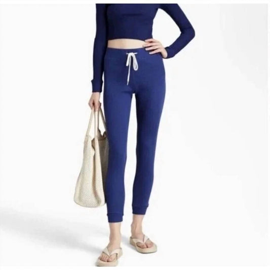 Monrow - Women's Drawstring Cuffed Sweatpant