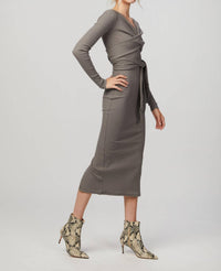 SALOMA II WRAP DRESS
