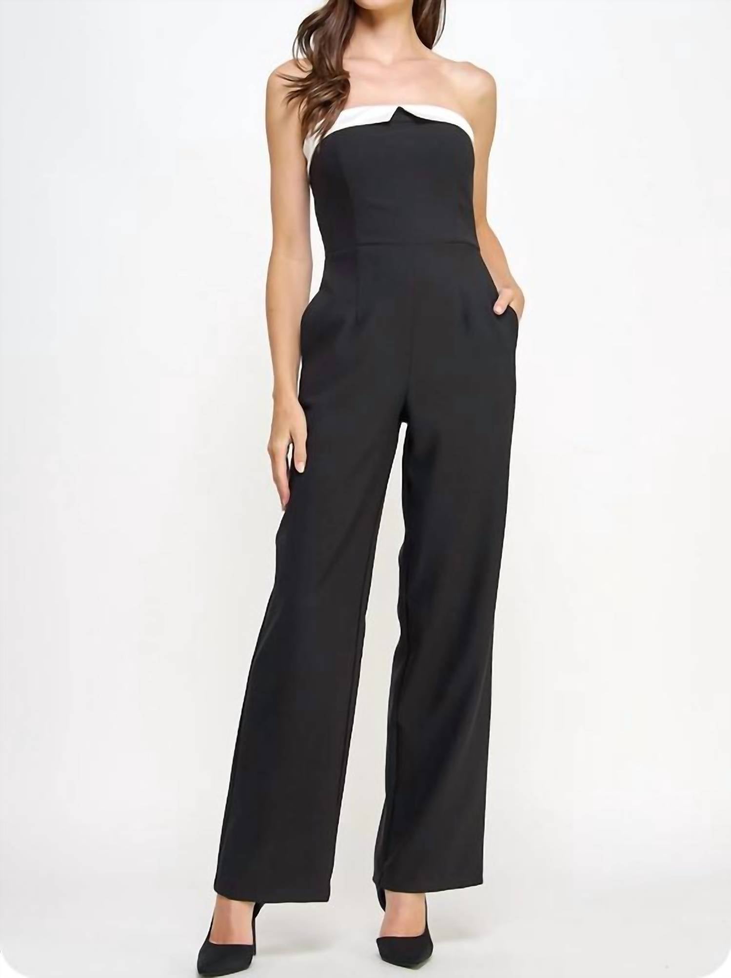 Strut & Bolt - Contrast Tailored Jumpsuit