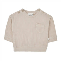 One More In the Family Girl's Lorenzo Sweater in the family girl s lorenzo sweater in dusty pink - kids' sweater