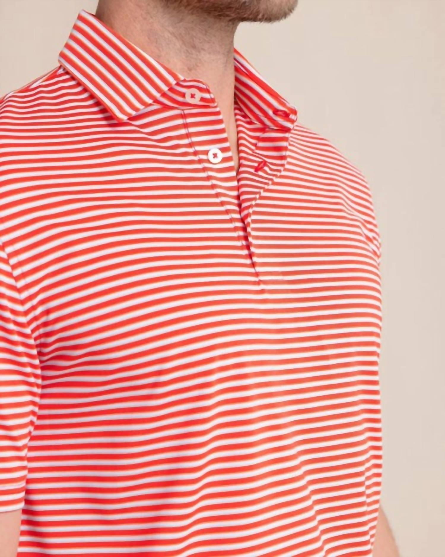 Southern Tide - Driver Caravel Stripe Polo