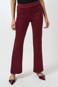 Joseph Ribkoff - Scuba Suede Pull On Flared Pants