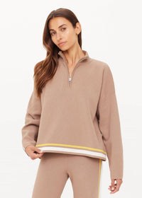 The Upside - Carter Half-zip Knit Top