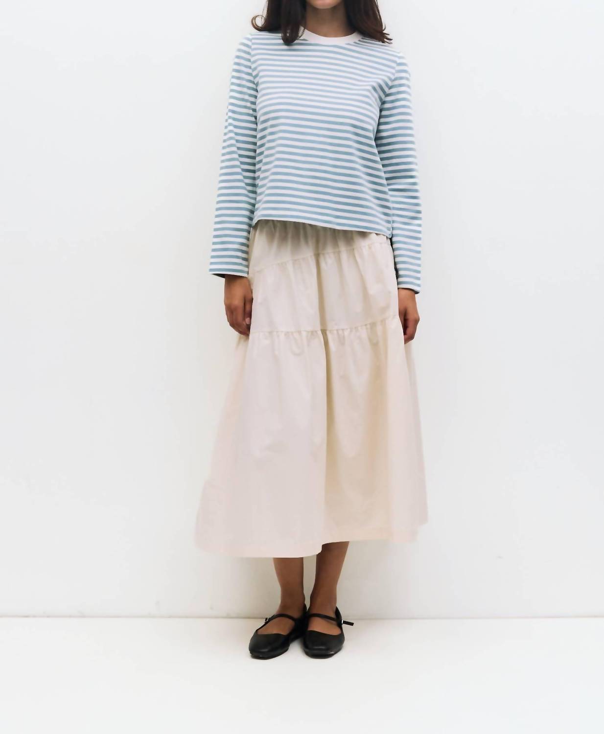 Mod Ref - Kathleen Striped Long Sleeve Top