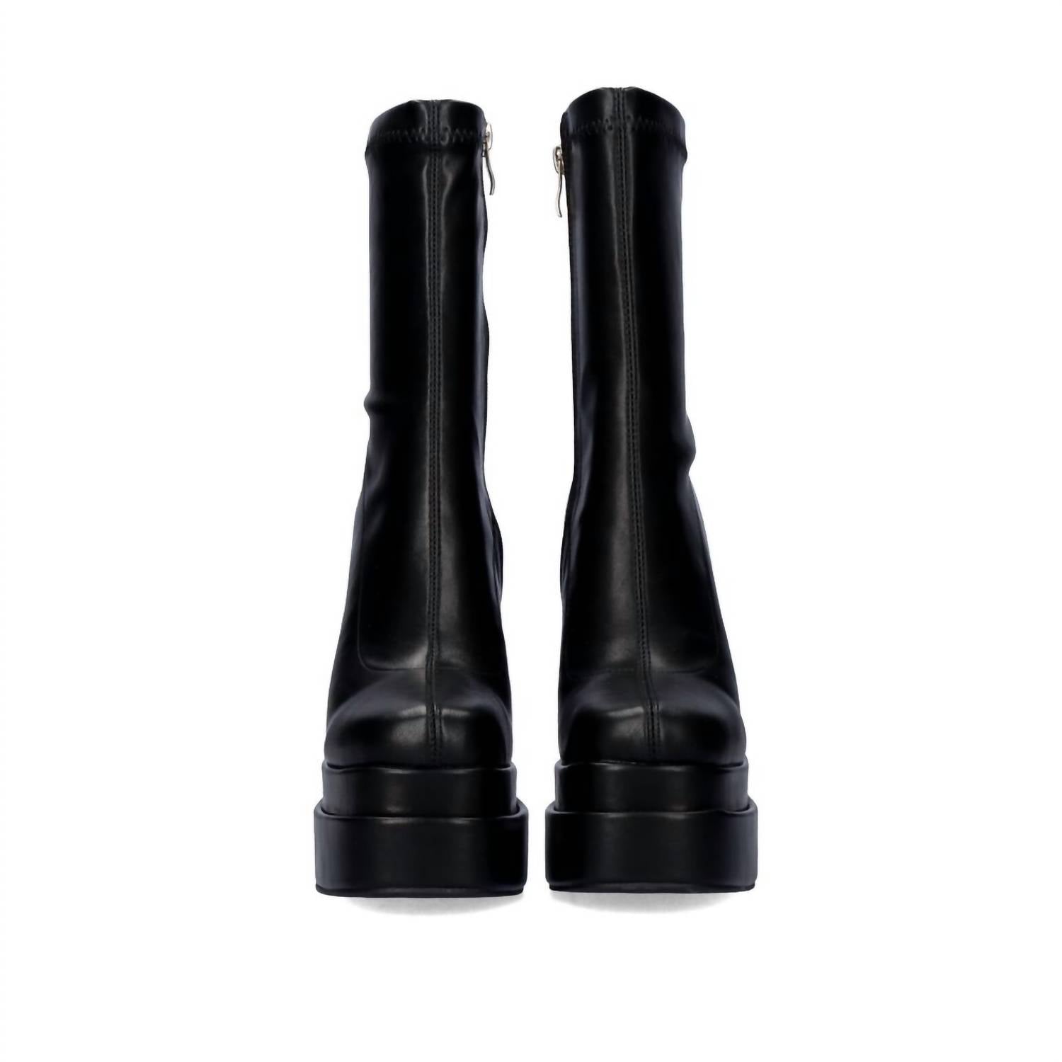 Exe - Women's Block Heeled Platform Bootie