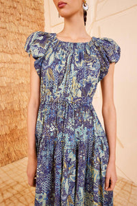 Ulla Johnson - Abigail Botanical Cotton Midi Dress