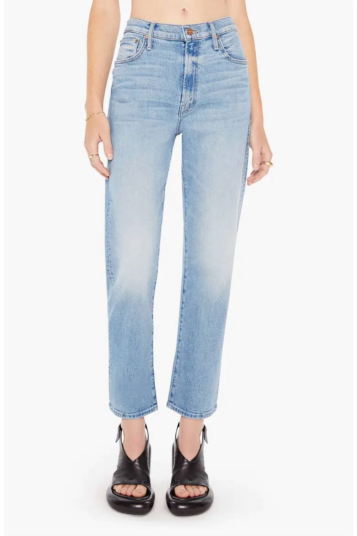 Mother - Ditcher Zip Flood Straight Leg Jeans