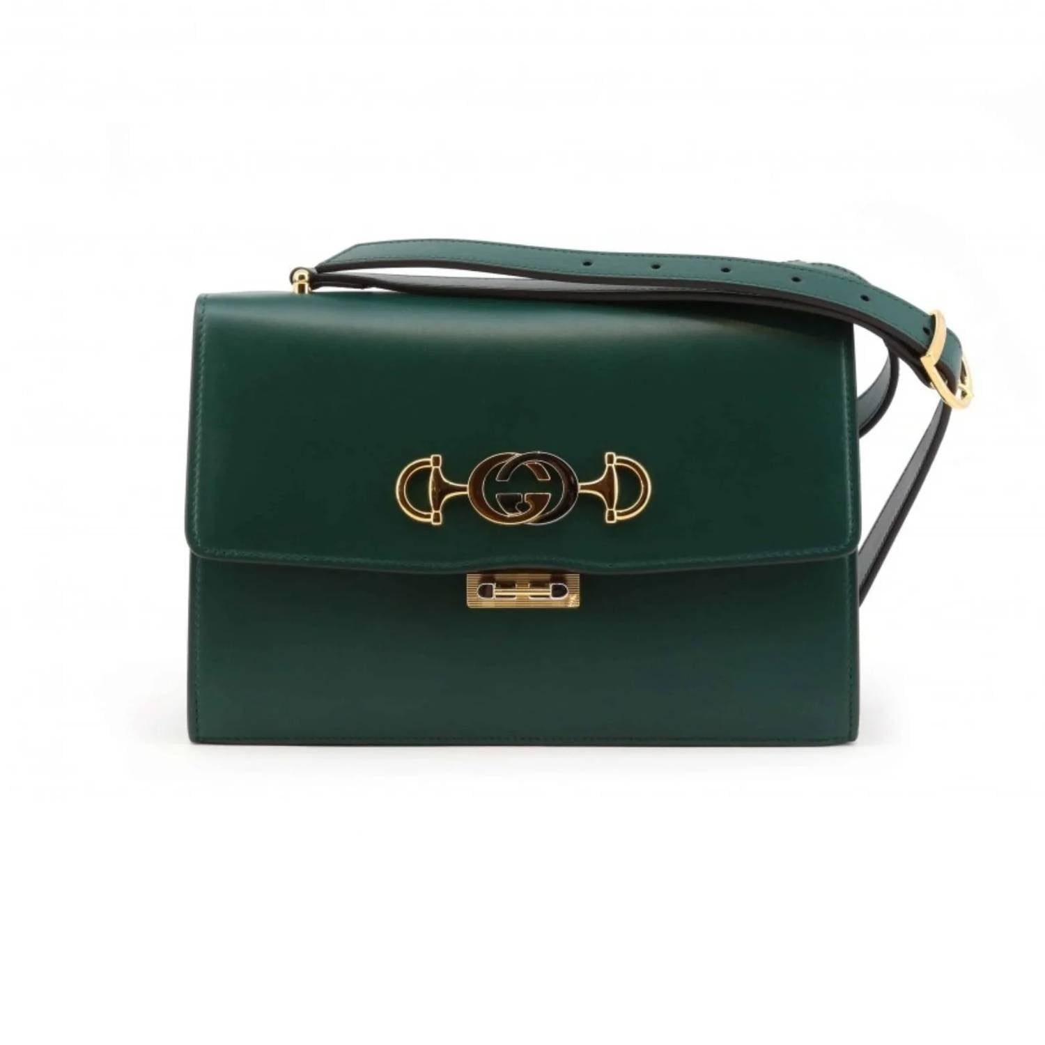 Gucci - Women's Zumi Smooth Leather Top Handle Bag