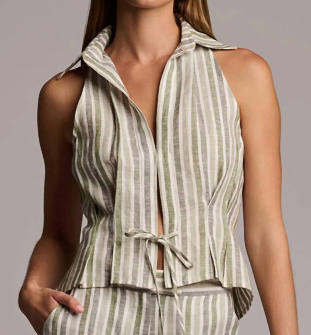 Hevron - Sloan Striped Vest