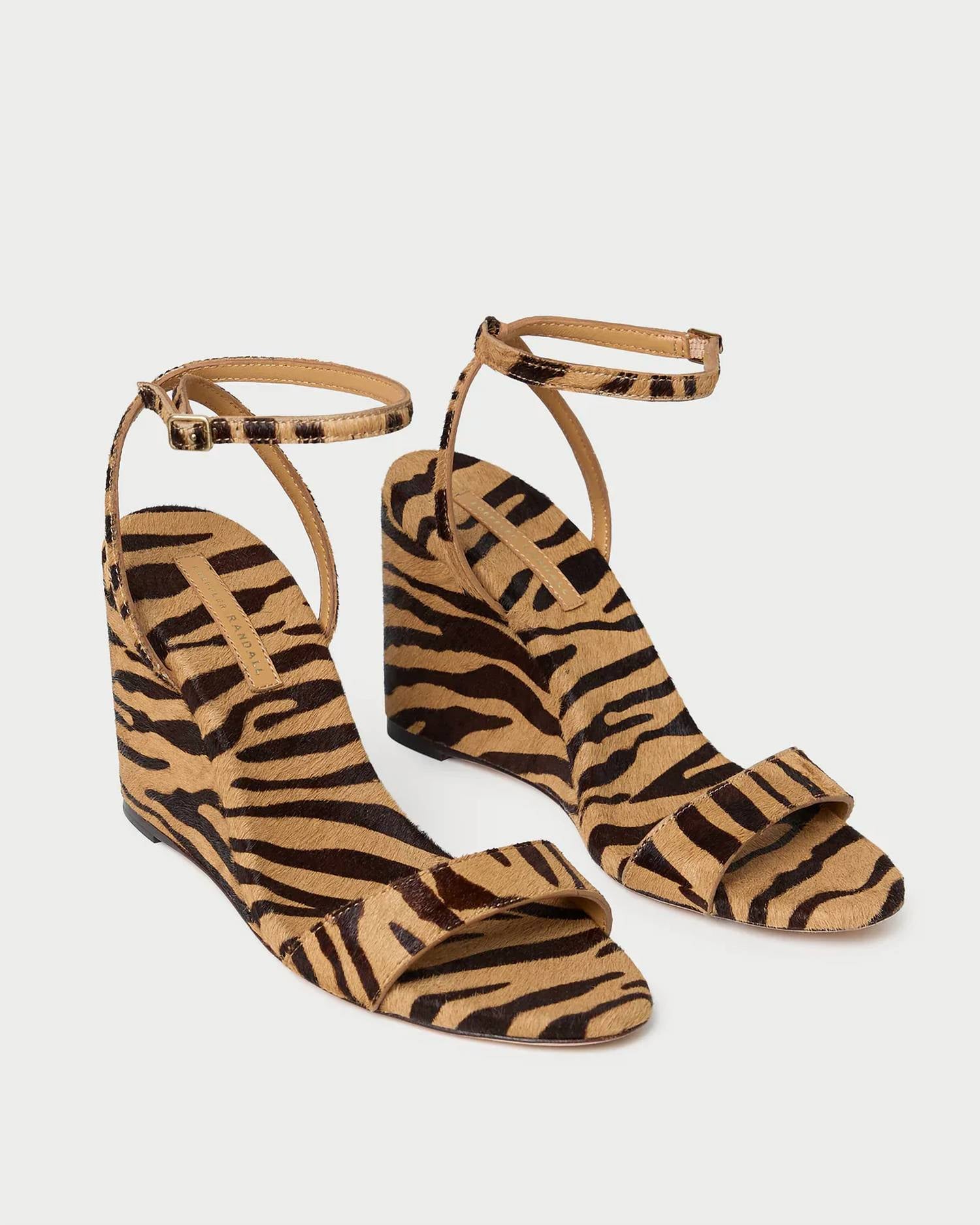 Loeffler Randall - Women's Gavi Zebra Wedge