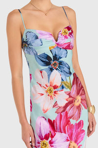Amanda Uprichard Ira Maxi Dress in daphne floral - women's dress - view 4