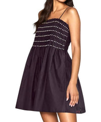 Entro - Presley Pearl Trim Sleeveless Mini Dress