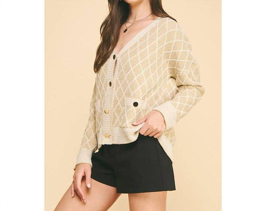 Pinch - Rhea Diamond Cardigan
