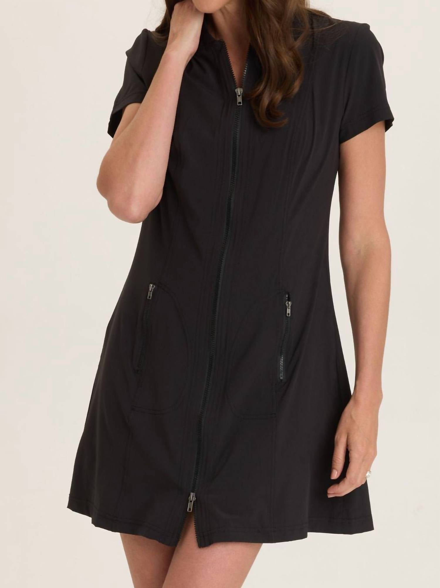Wearables Women's Mulder Jacket Dress in black - women's dress - view 4