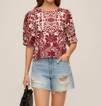 Fifteen Twenty - Women's Rosie Puff Sleeve Top