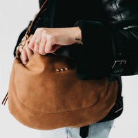 Pretty Simple - Women's Netty Nubuck Crossbody Bag