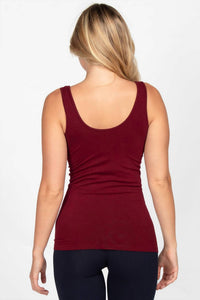 M.Rena - Reversible V-scoop Neck Tank Top