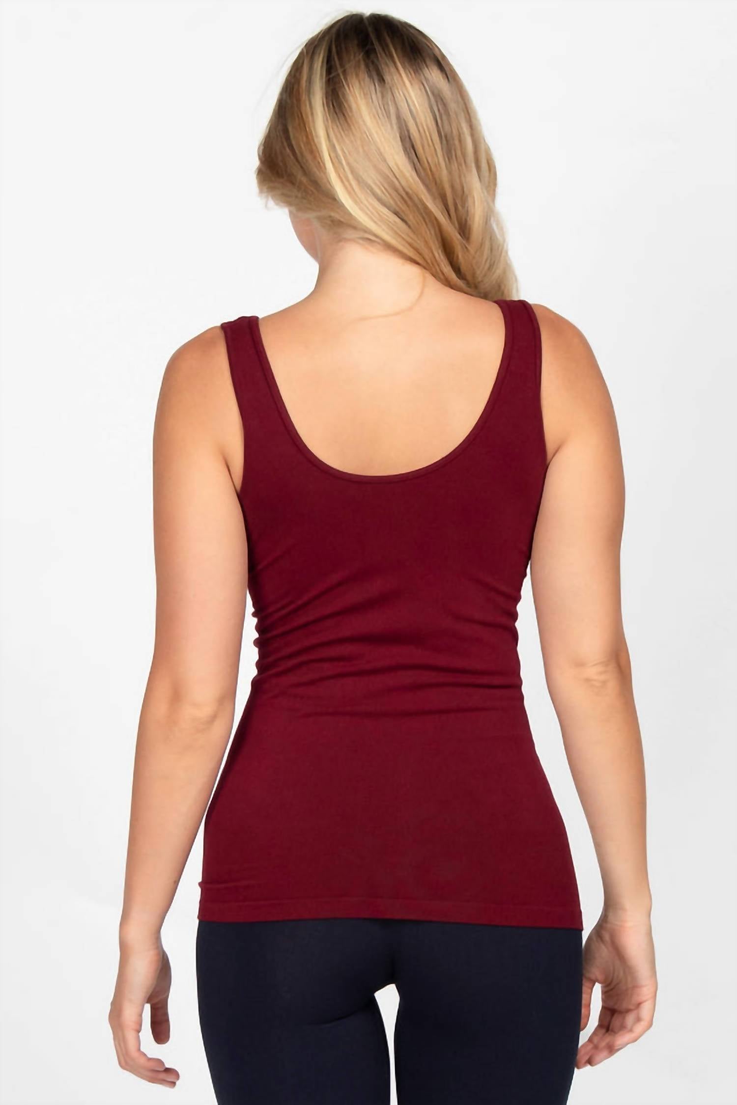 M.Rena - Reversible V-scoop Neck Tank Top