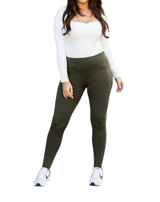 Julia Rose - Full Length Leggings With Pocket