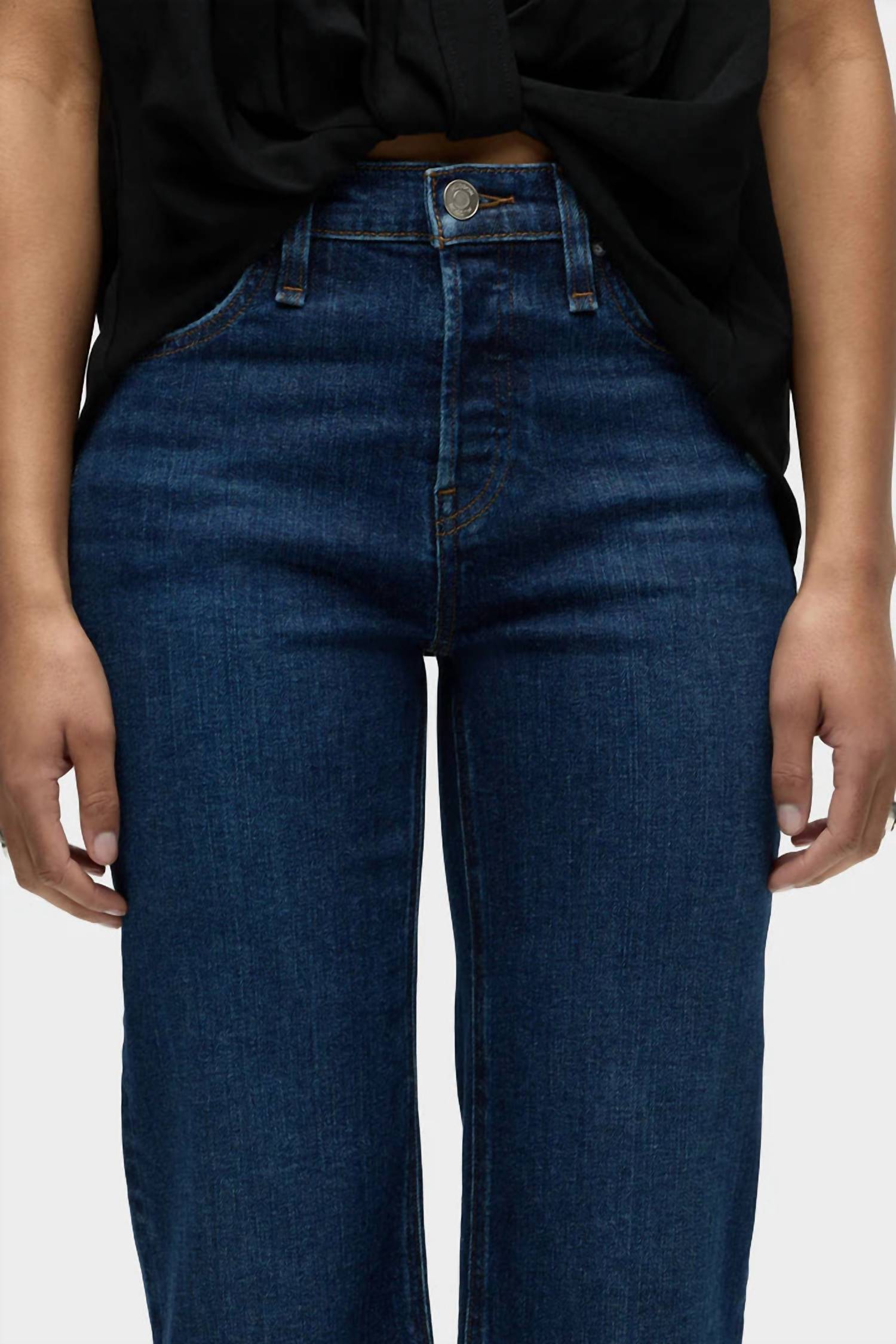 Hudson - Rosie High-Rise Wide Leg Ankle Jean