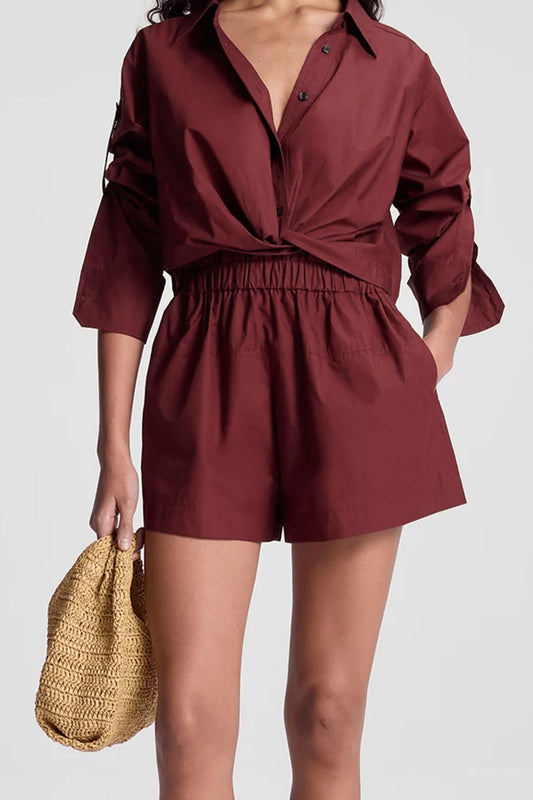 A.L.C. - Nate Cotton Short