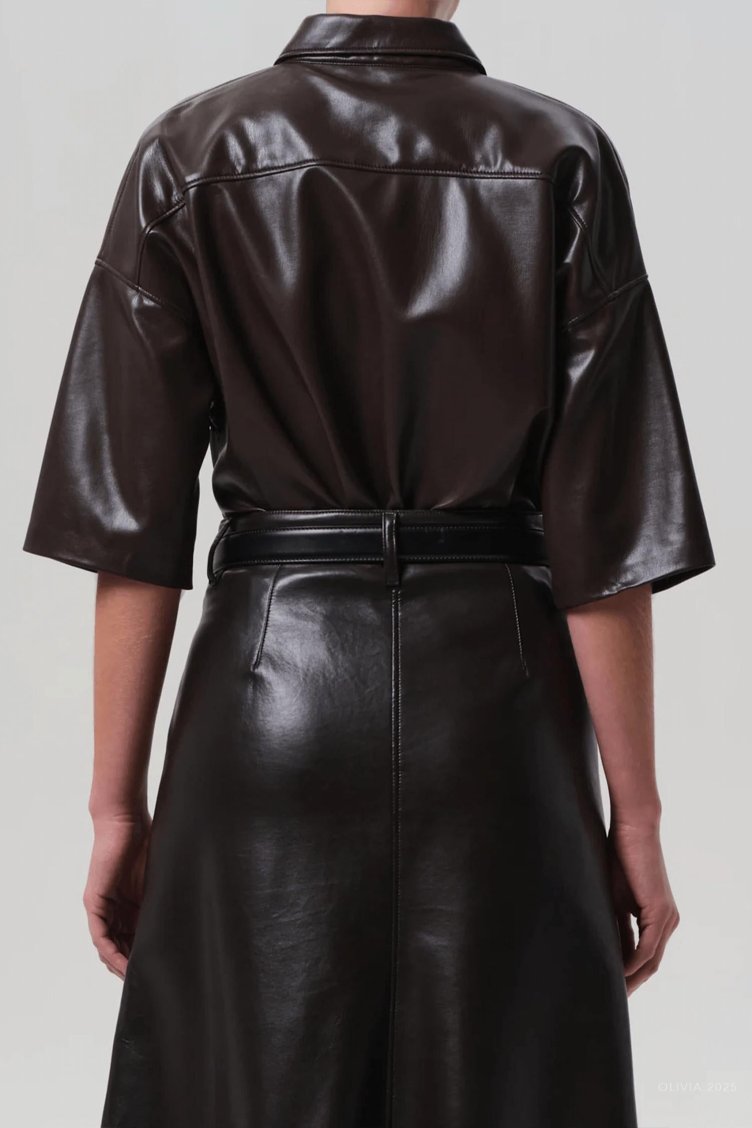 Citizens Of Humanity - Frances Cropped Cape Button Up Top