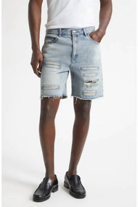 Midnight Rodeo - Distressed Denim Shorts