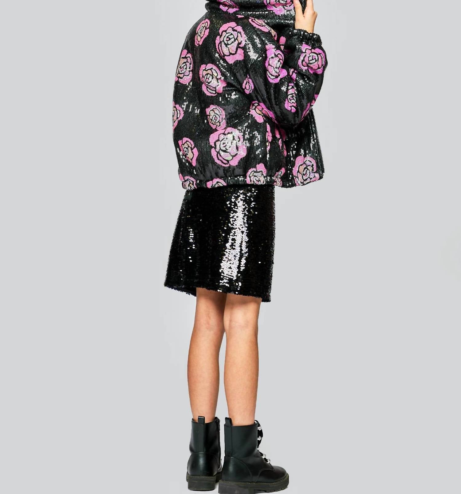 G.B.Y.M. - Sequined Mini Skirt