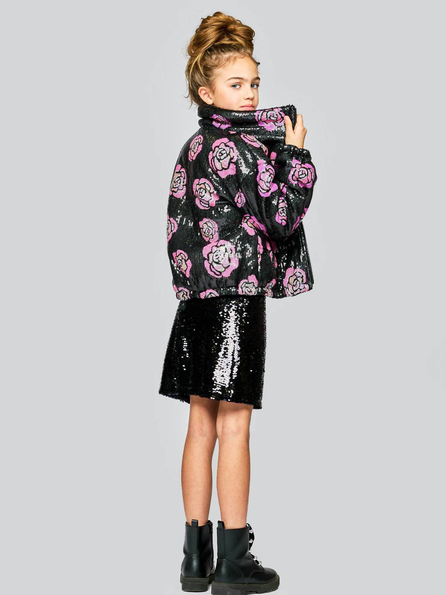 G.B.Y.M. - Sequined Mini Skirt
