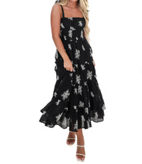 Ee:Some - Setting the Scene Embroidered Maxi Dress