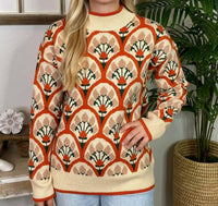 Jodifl - Boho Floral Sweater