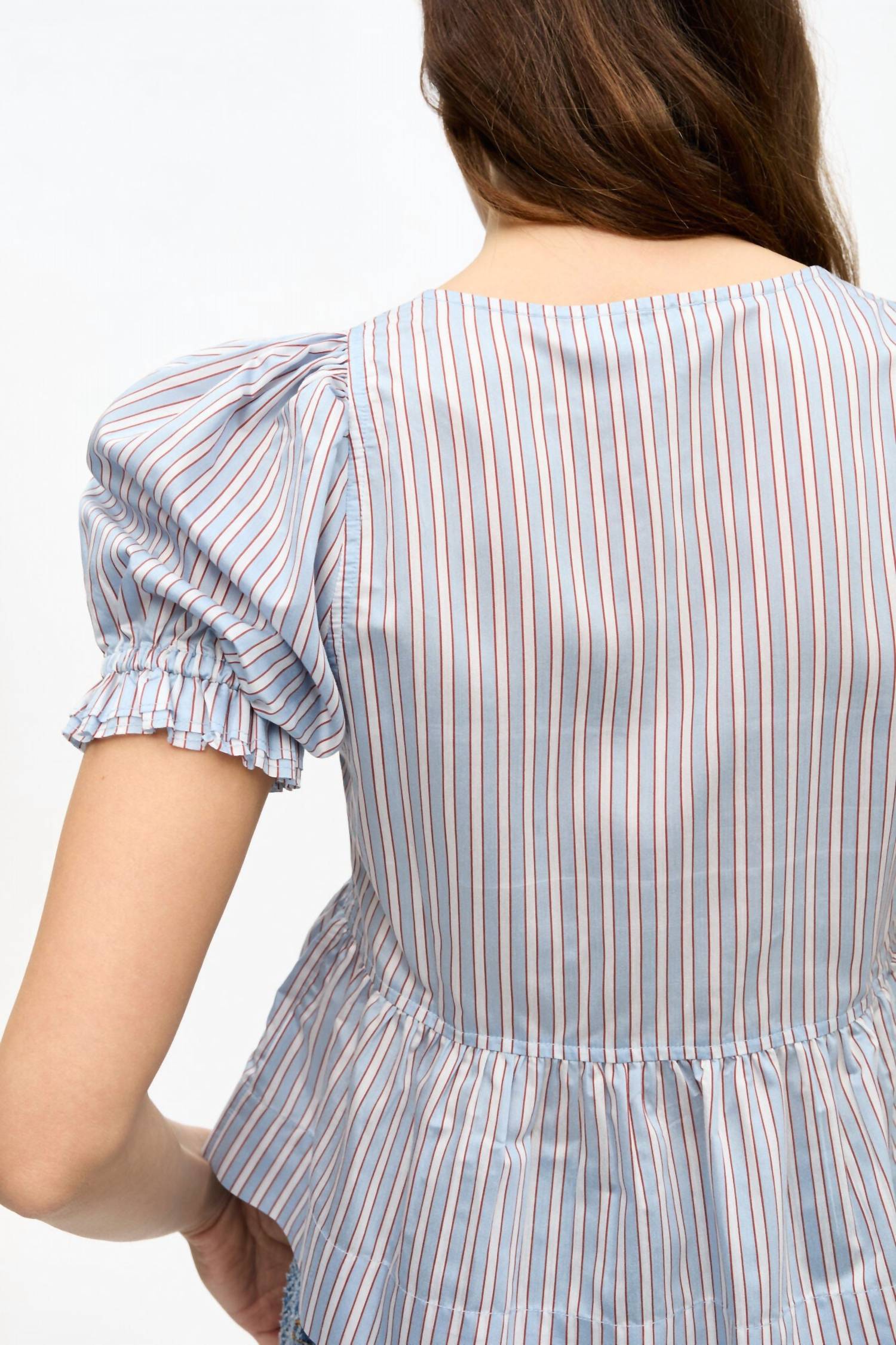 Ganni - Yarn Dyed Stripe Blouse
