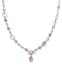 Kendra Scott Women's Mini Elisa Abbie Strand Necklace in silver pink - women's jewelry