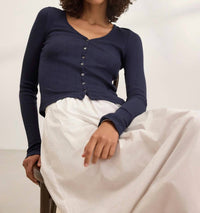 Velvet By Graham & Spencer - Drew Button Up Cardigan