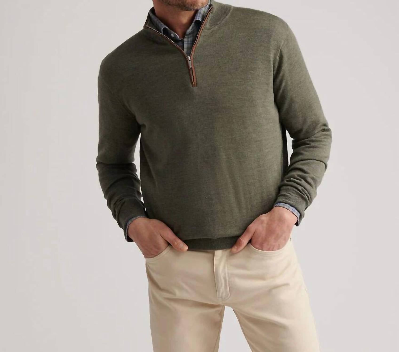 Peter Millar - Men's Autumn Crest Quarter Zip Top