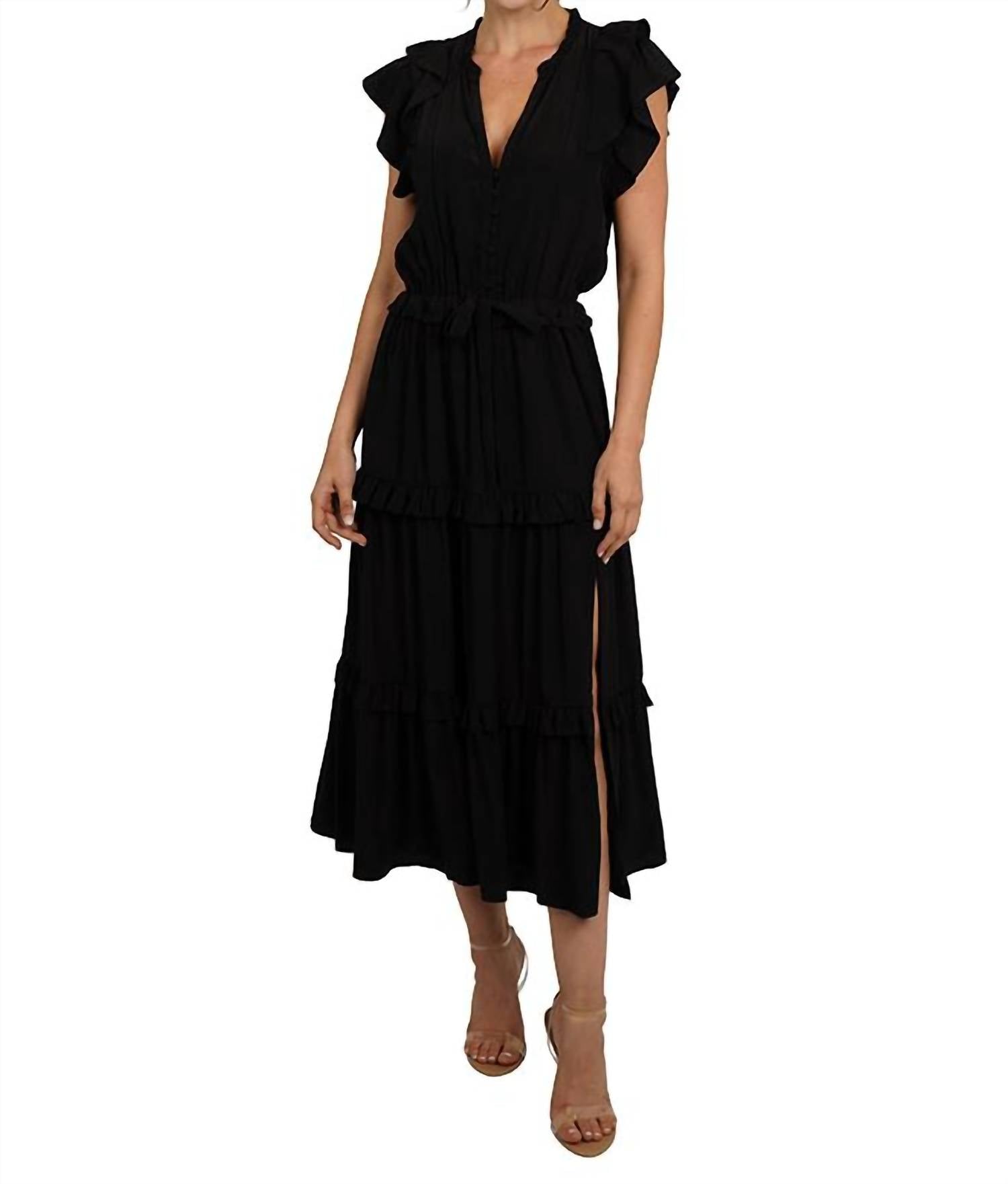 Tiered Midi Dress