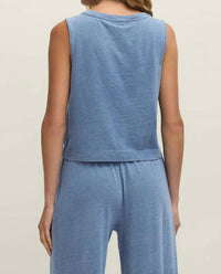 Z Supply - Sloane V-neck Jersey Denim Top
