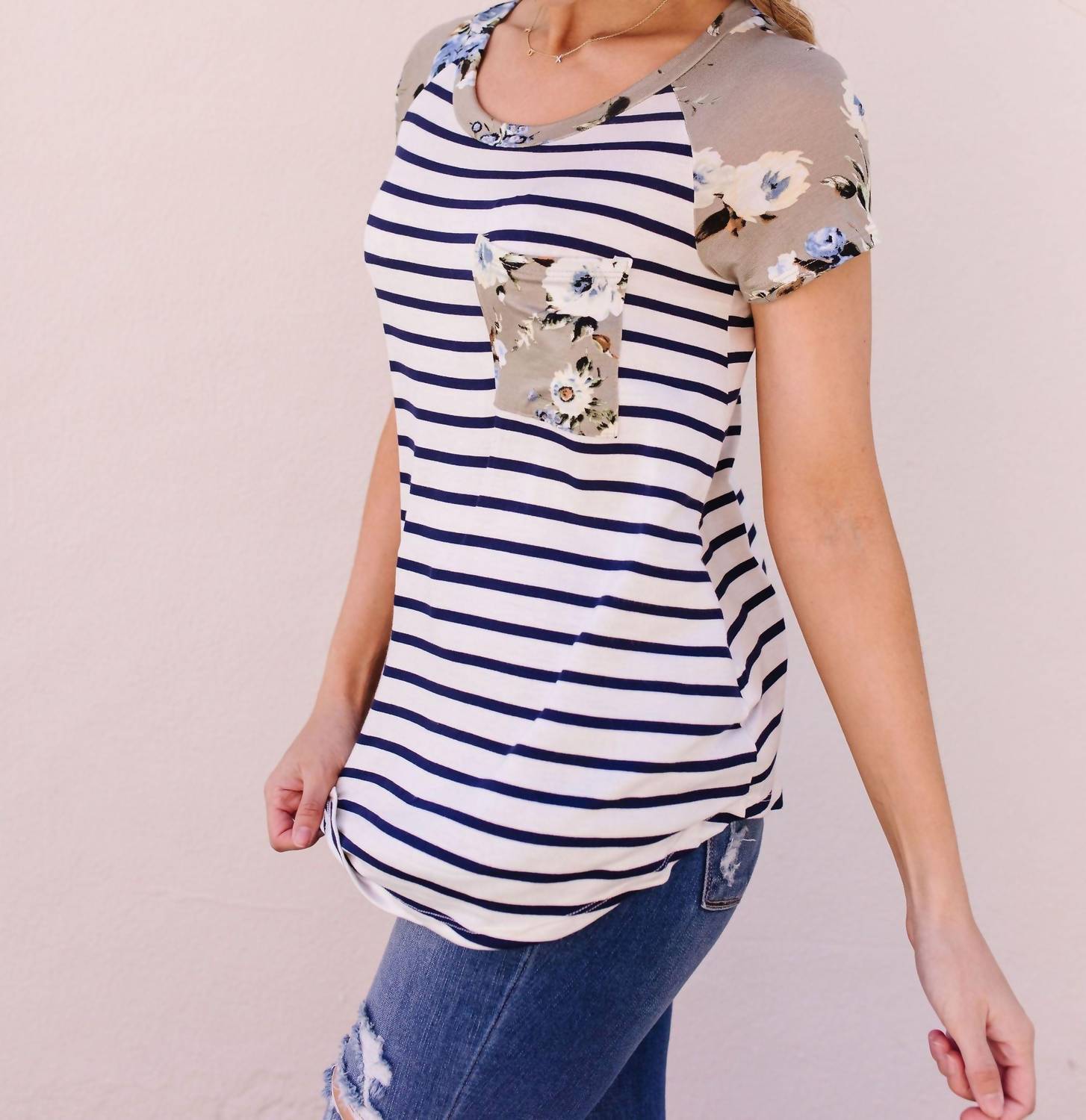 Flower Power Raglan Top