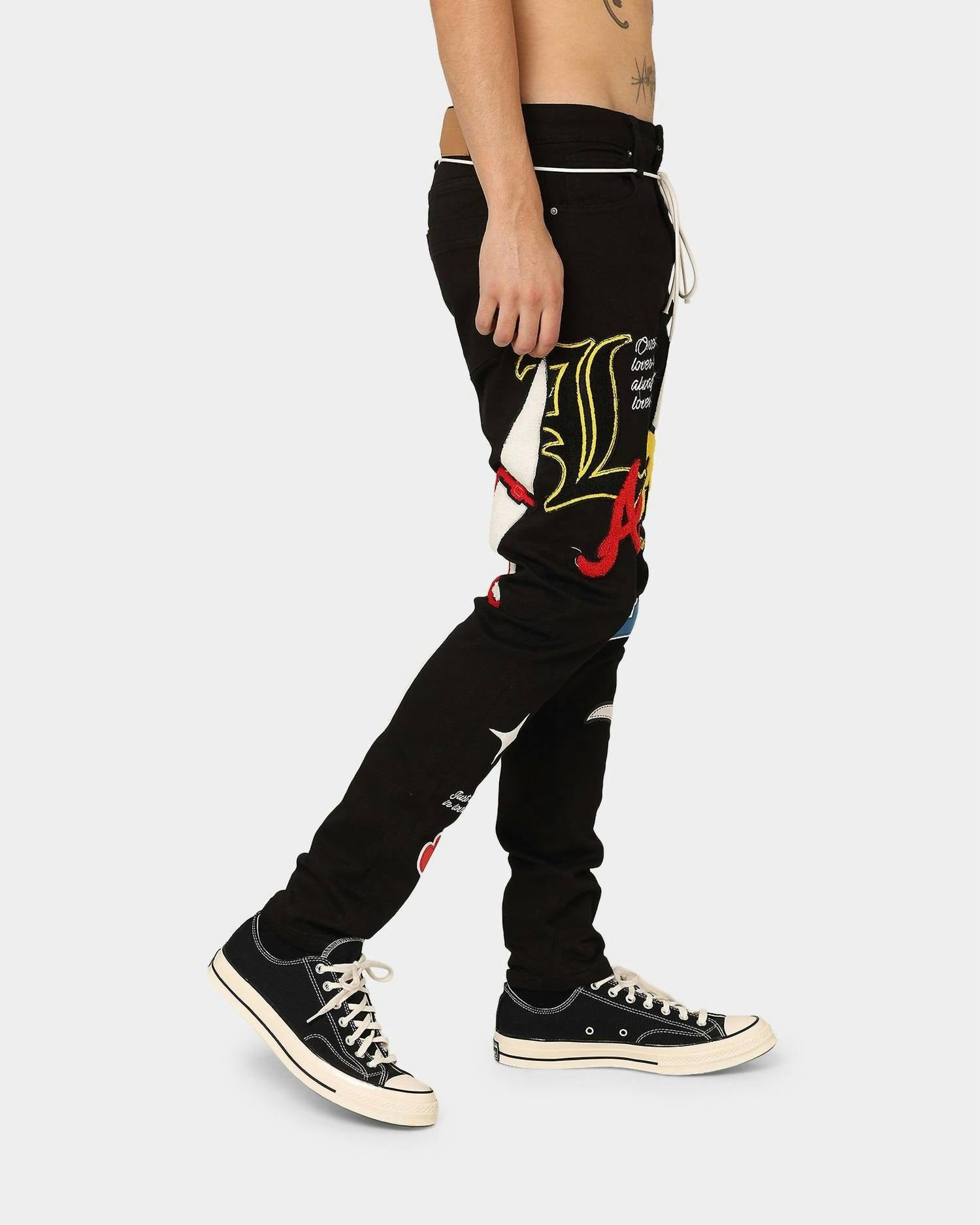 Lifted Anchors - MEN'S BOULEVARD PUFF PRINT DENIM PANT