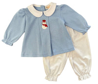 Luigi Kids - Girl's Crochet Snow Bloomer Set