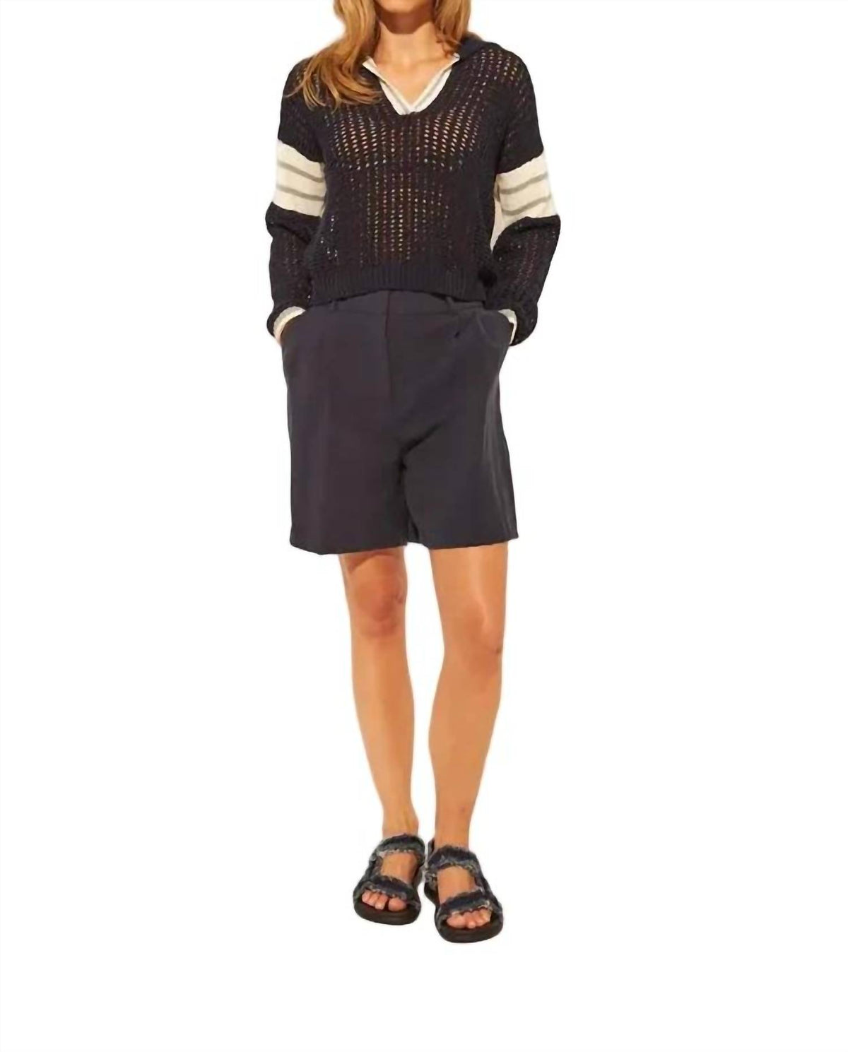 John + Jenn - Brooks Open Knit Sweater