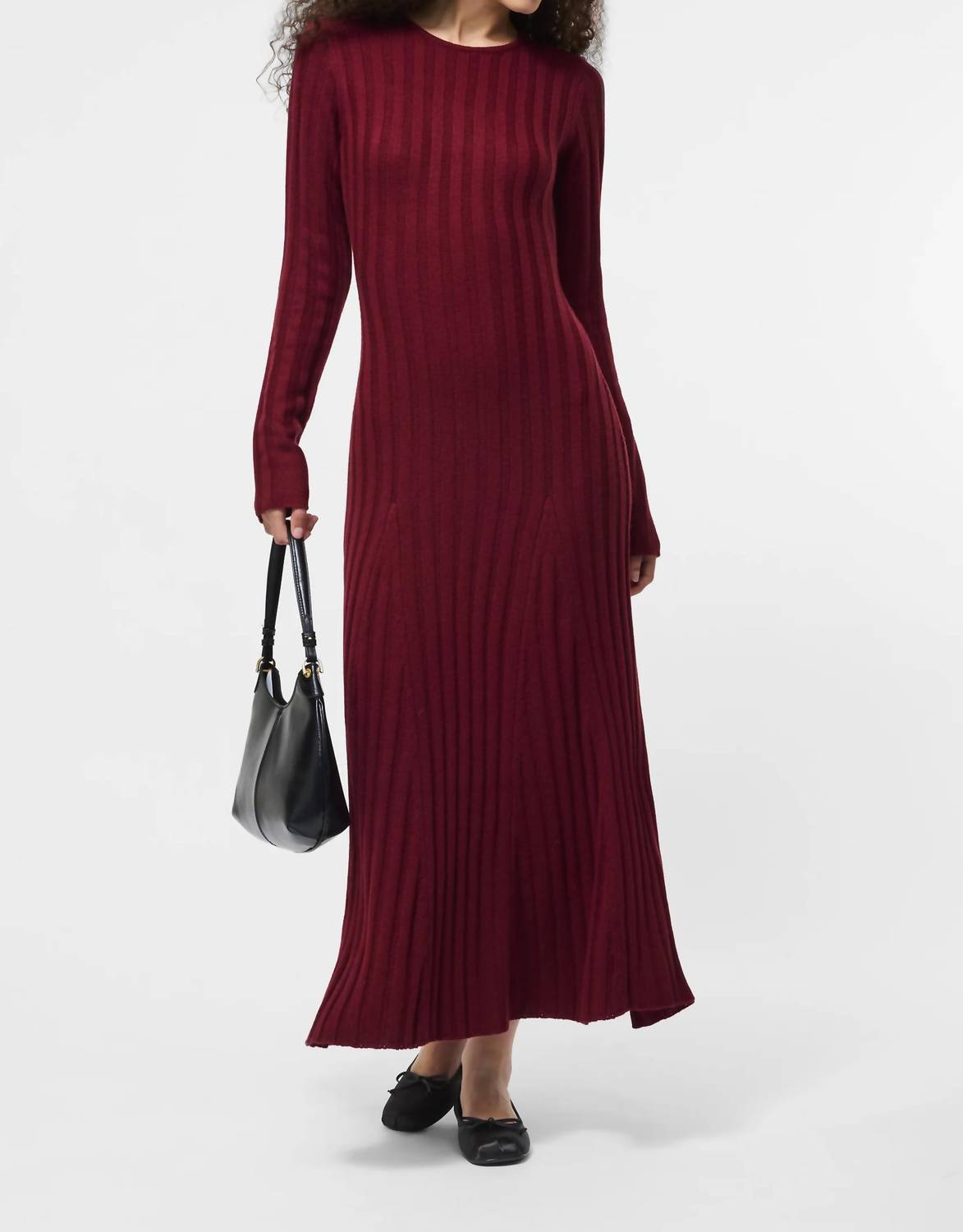 French Connection - Babysoft Long Sleeve Midi Dress
