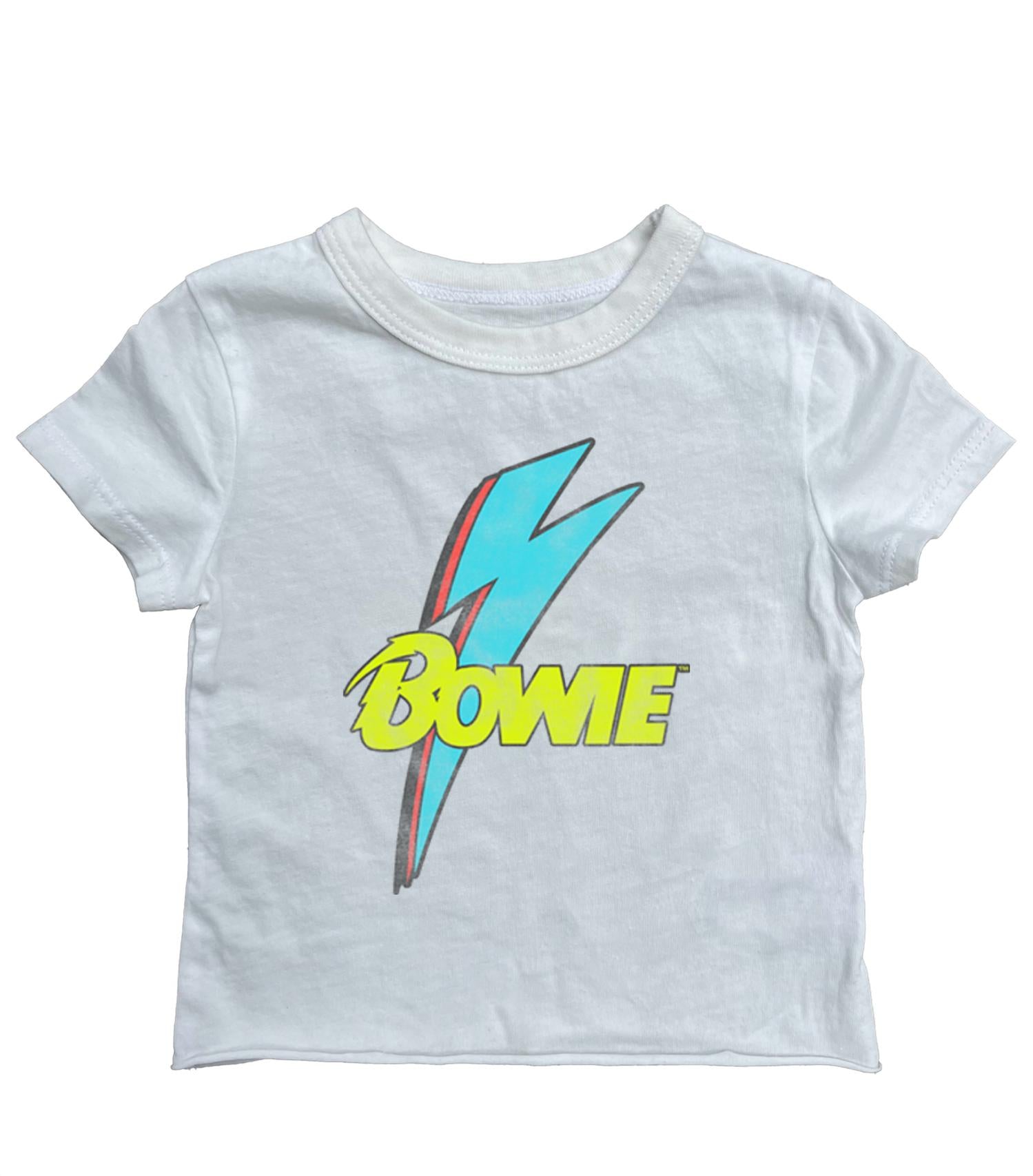 ROWDY SPROUT Girl's Bowie Tee in vintage white - kids' t-shirt