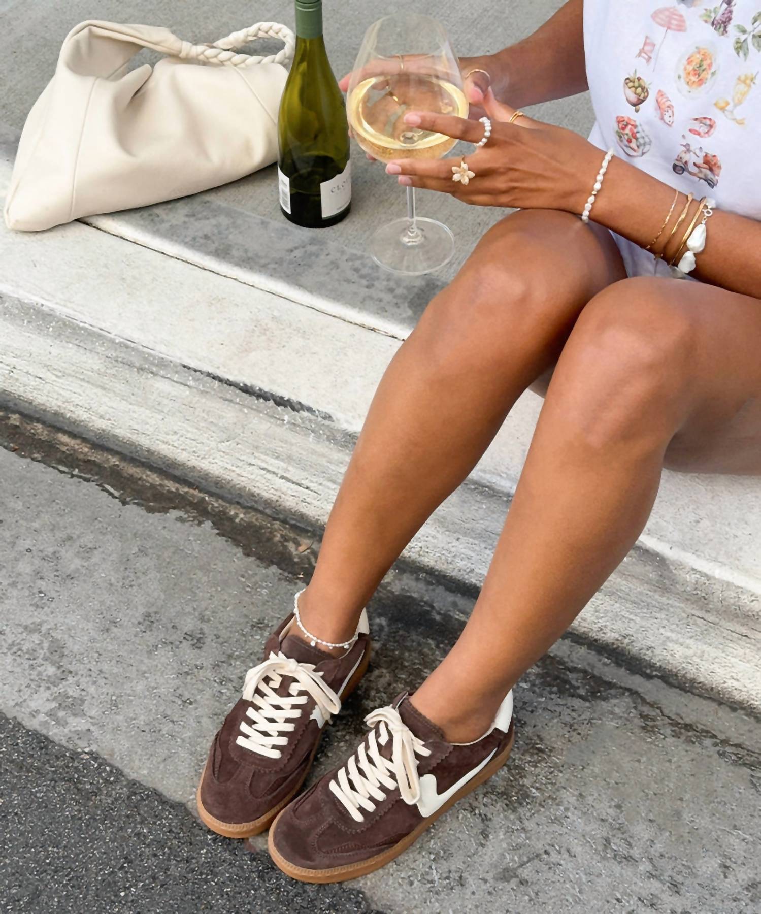 Dolce Vita Women's Notice Sneaker in dark brown suede - women's sneaker - view 6