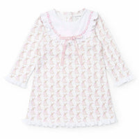 Lila + Hayes - Kids' Emersyn Girls' Lace Trim Dress