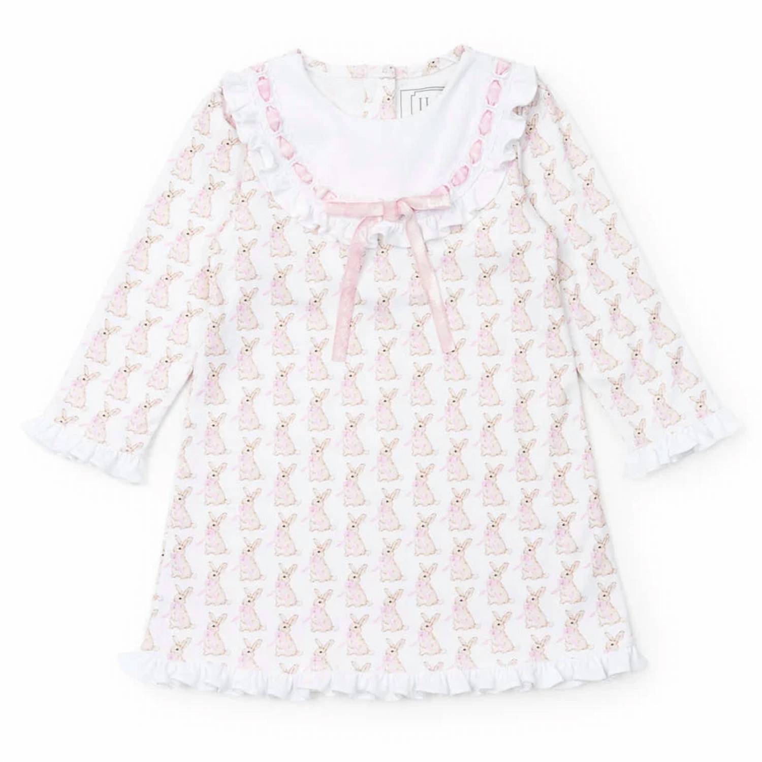 Lila + Hayes - Kids' Emersyn Girls' Lace Trim Dress