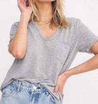 Project Social T - Sophia Pocket V Neck Tee