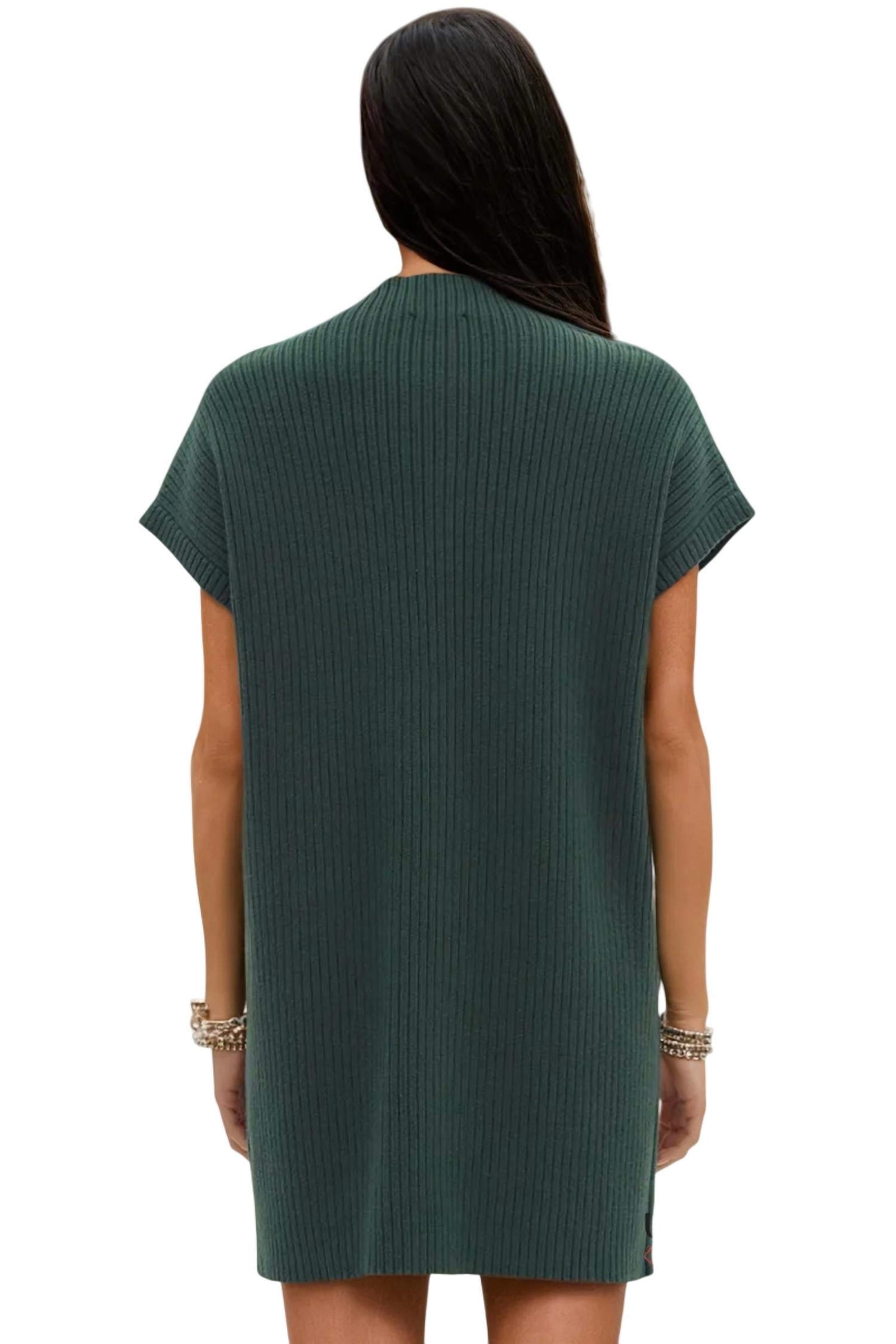 Entro - Andrea Ribbed Knit Sweater Dress