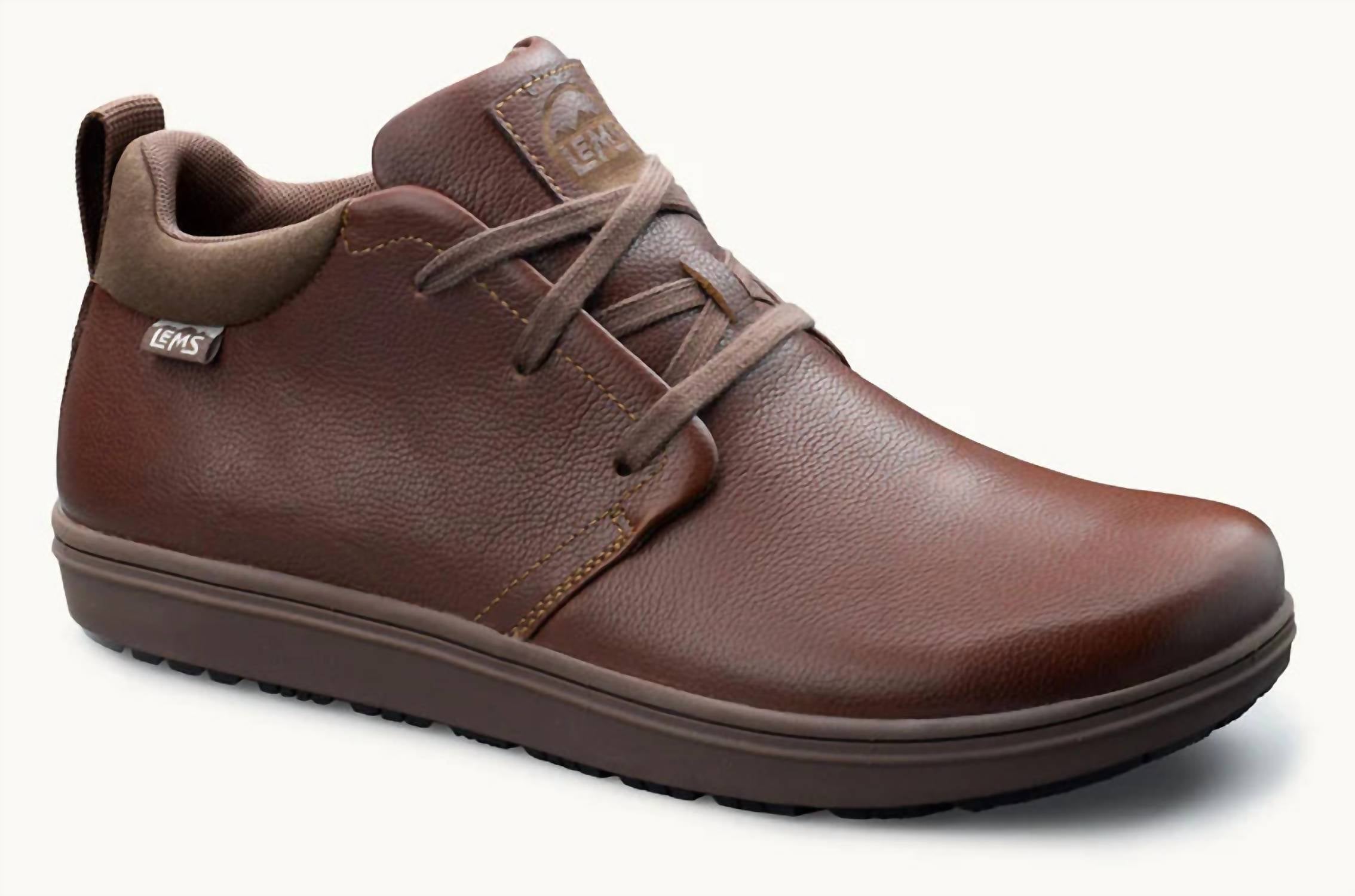 Lems Shoes - Men's Chukka Grip Leather Boot