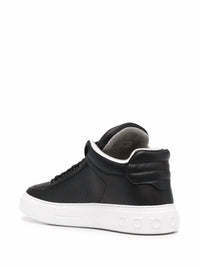 Salvatore Ferragamo - Men's Gancini High-top Calf Leather Sneakers